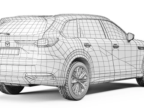 Mazda CX-80 2025 3D Model