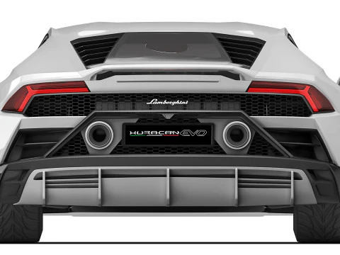 Huracan Evo 2019 3D Model