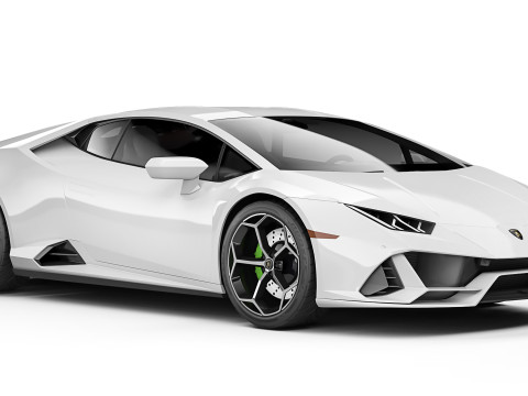 हुराकैन ईवो 2019 3D मॉडल