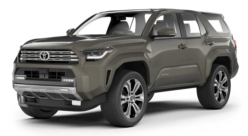 Toyota 4Runner 2025 3D Model .c4d .max .obj .3ds .fbx .stl .blend 