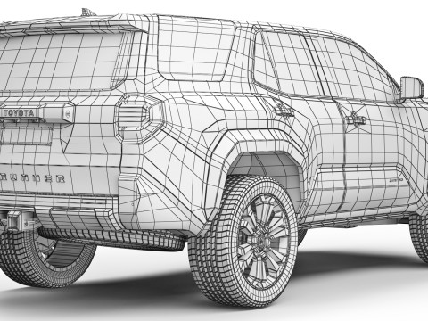 Toyota 4Runner 2025 Model 3D
