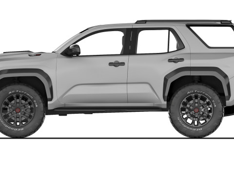 Toyota 4Runner TRD Pro 2025 3D Model
