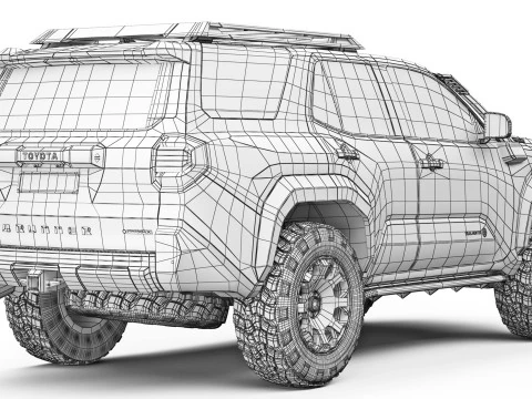 Toyota 4Runner Trailhunter 2025 3D Model