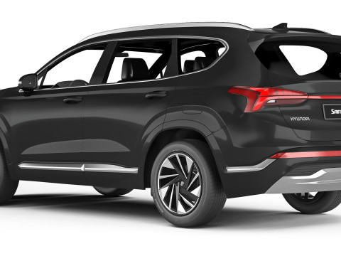 Hyundai SantaFe 2021 3D Modell