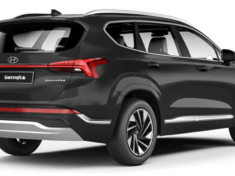 Hyundai SantaFe 2021 3D Model