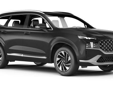 Hyundai SantaFe 2021 3D Modell
