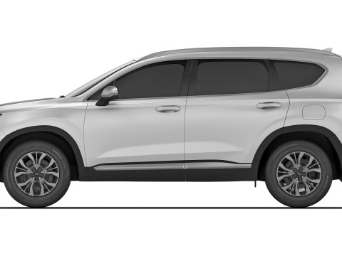 Hyundai SantaFe Actief 2021 3D Model
