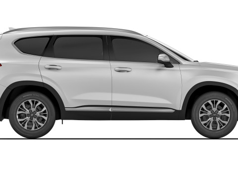 Hyundai SantaFe Actief 2021 3D Model