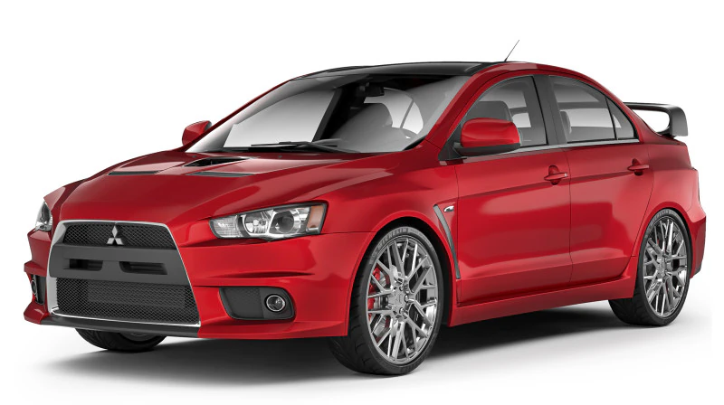 Mitsubishi Lancer Evolution X 2008 3D Model .c4d .max .obj .3ds .fbx .stl .blend 