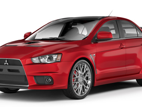 Mitsubishi Lancer Evoluzione X2008 Modello 3D