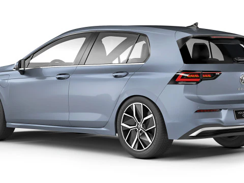 Volkswagen Golf 2024 3D Model