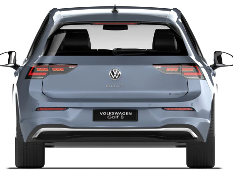 Volkswagen Golf 2024 3D Model