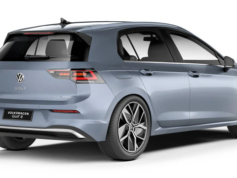 Volkswagen Golf 2024 3D Model