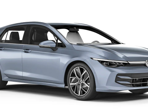 Volkswagen Golf 2024 3D Model