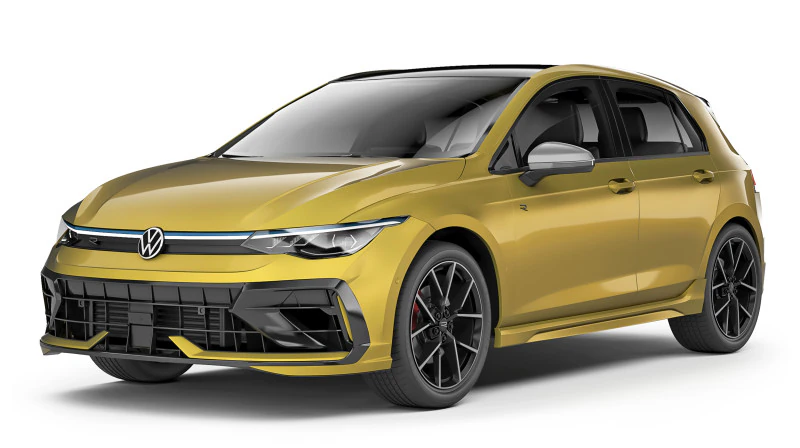 Volkswagen Golf R 2025 3D Model .c4d .max .obj .3ds .fbx .stl .blend 