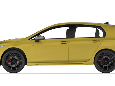 Volkswagen Golf R 2025 3D Model