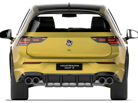 Volkswagen Golf R 2025 3D Model