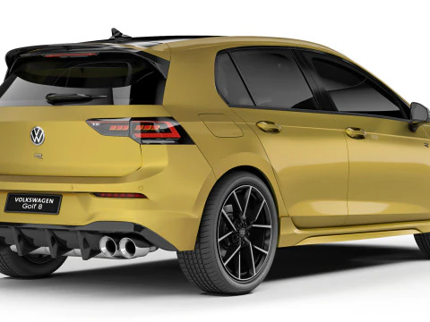 Volkswagen Golf R 2025 3D Model