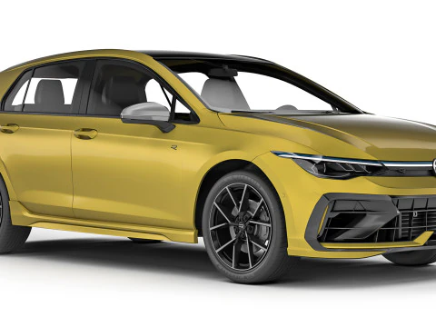 Volkswagen Golf R 2025 3D Model