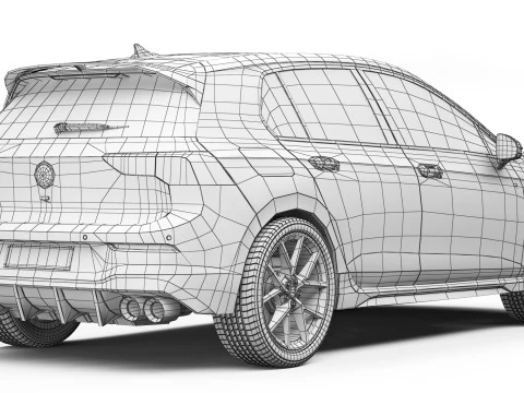 Volkswagen Golf R 2025 3D Model