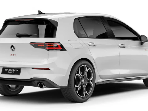 Volkswagen Golf GTI 2024 3D Model