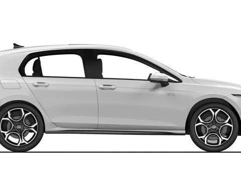 Volkswagen Golf GTI 2024 3D Model