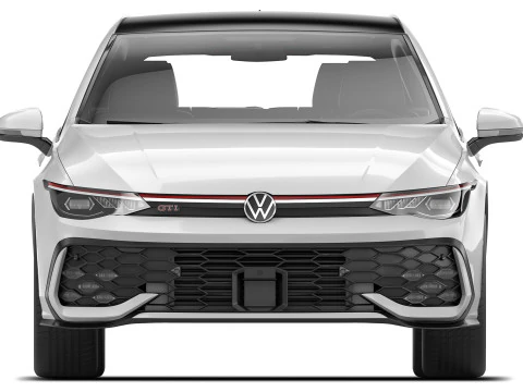 Volkswagen Golf GTI 2024 3D Model