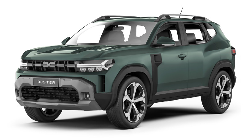 Dacia Duster 2024 3D Modell .c4d .max .obj .3ds .fbx .stl .blend 