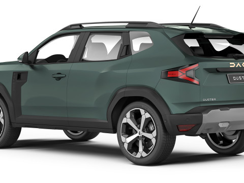 Dacia Duster 2024 3D Modell