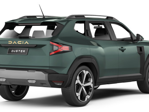 Dacia Duster 2024 3D Modell