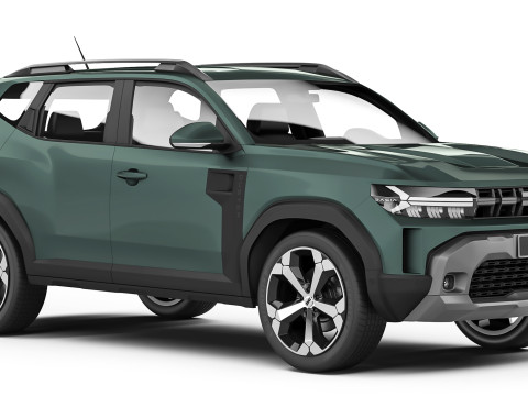 Dacia Duster 2024 3D Modell