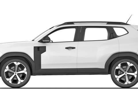 Renault Duster 2024 Modelo 3D