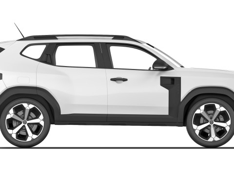 Renault Duster 2024 Modelo 3D