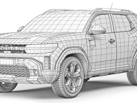Renault Duster 2024 Modello 3D