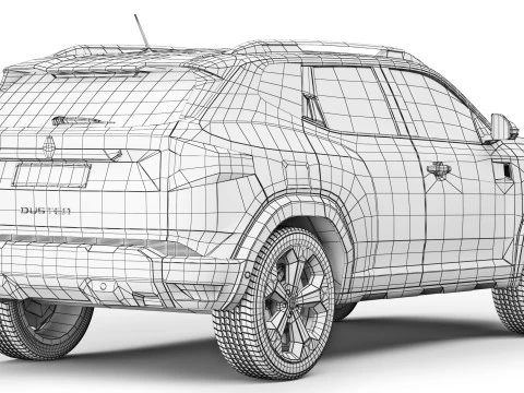 Renault Duster 2024 Modello 3D