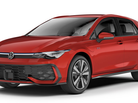 VolkswagenGolfGTE2024 Modello 3D