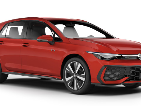 Volkswagen Golf GTE 2024 Model 3D