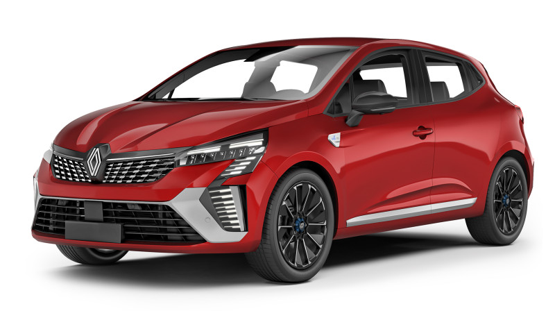 ルノー クリオ ハイブリッド 2024 3Dモデル .c4d .max .obj .3ds .fbx .stl .blend 