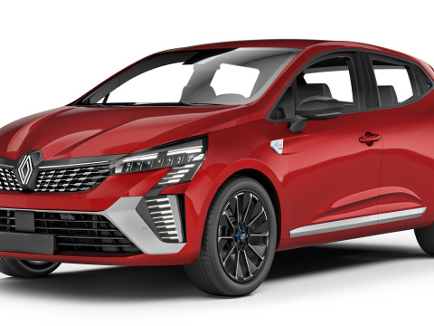 Рено Клио Гибрид 2024 г. 3D Модель