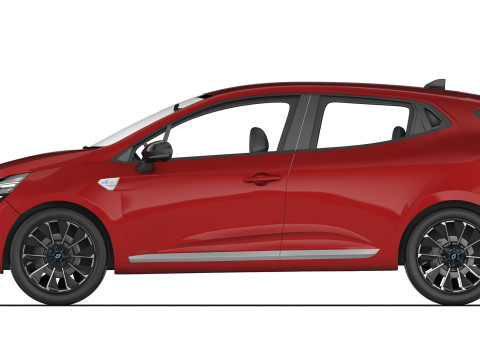 ルノー クリオ ハイブリッド 2024 3Dモデル