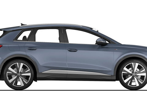 アウディ Q4 e-tron S-line 2022 3Dモデル
