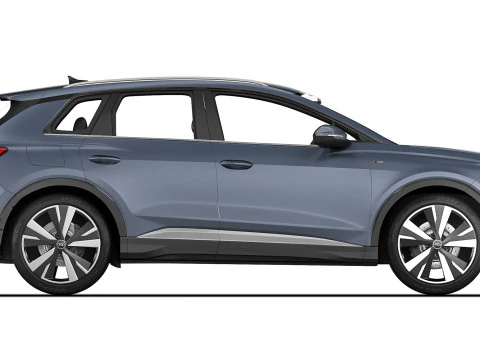 Audi Q4 e-tron S-line 2022 3D Model