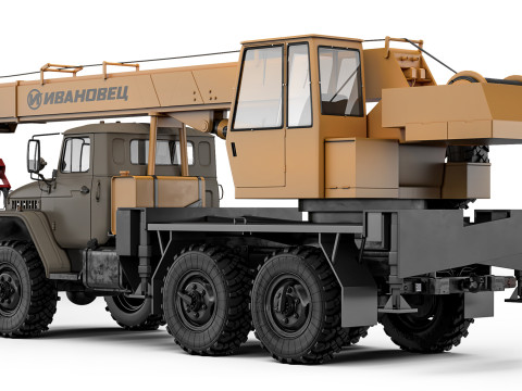 Ural 4320 KS-3574 1990 Modelo 3D