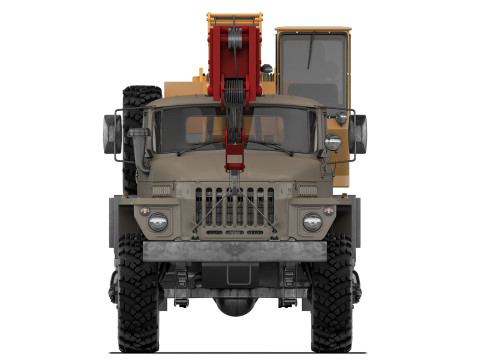 Ural 4320 KS-3574 1990 Modelo 3D