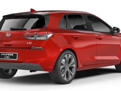 Hyundai i30 2019 3D Model