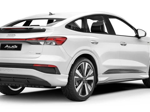 Audi Q4 Sportback etron 2022 Modello 3D