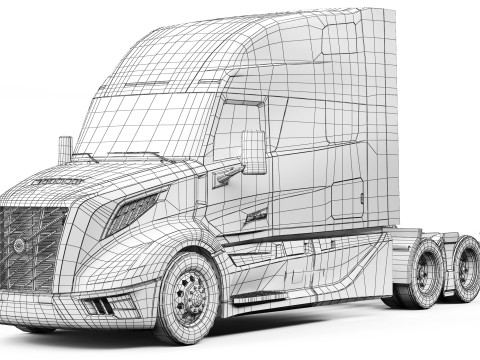 Volvo VNL 860 2025 Modello 3D