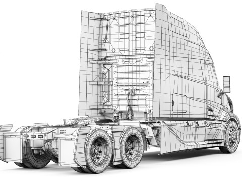 Volvo VNL 860 2025 Modello 3D