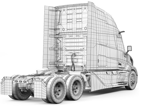 Volvo VNL 860 Ultimate 2025 Model 3D