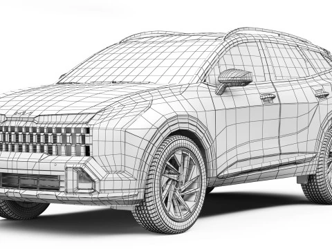 KIA Sportage X-Line 2026 3D Model